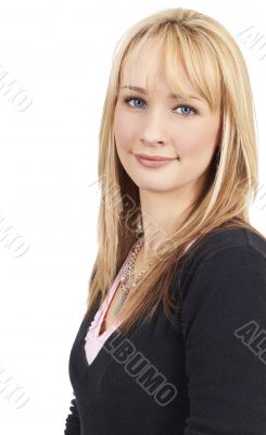Beautiful blonde businesswoman