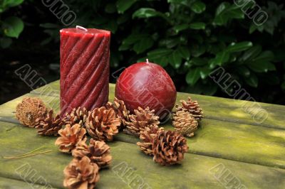 Christmas candles