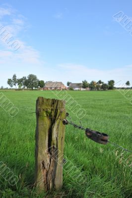 Landscape wih farmhouse