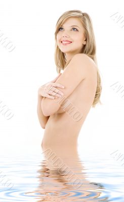 clean and bright in water