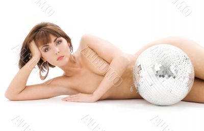 disco ball lady
