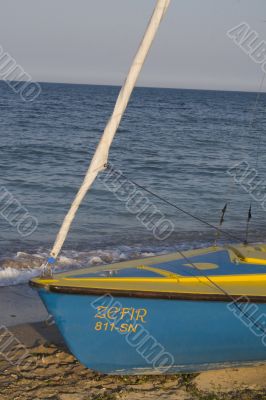 Fishing boat bow