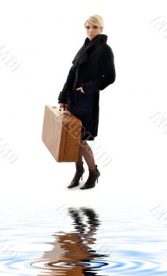 suitcase lady