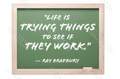 Quote Series Chalkboard