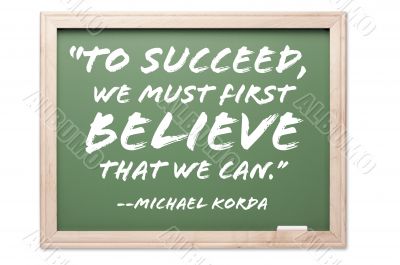 Quote Series Chalkboard