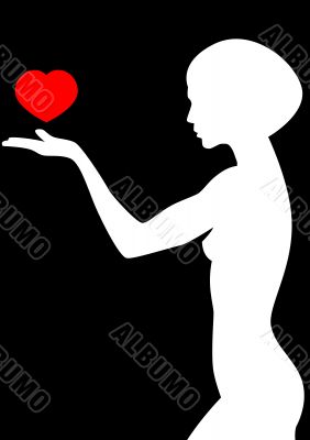 Female silhouette