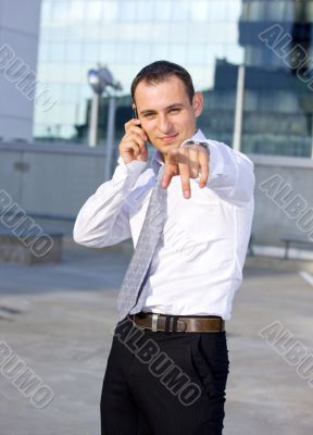 handsome businessman