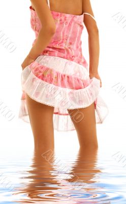 pink dress