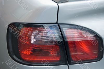 backlight of car