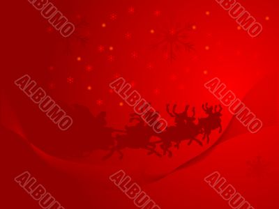 Red christmas background