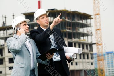 Showing new building