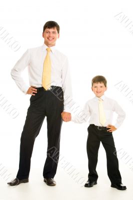 Father and son