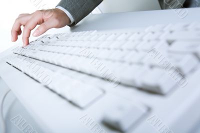 Pressing key
