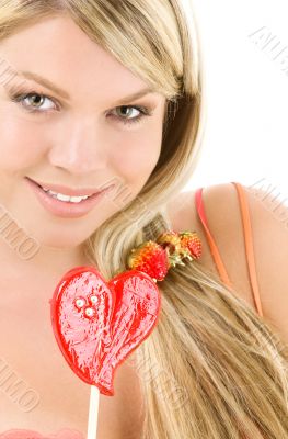 red lollipop