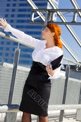 confident businesswoman