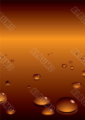 bubble orange bg