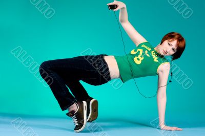 Weird move with mp3 player