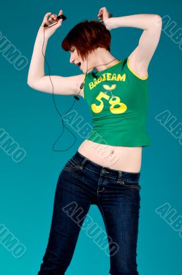 Dancing with my mp3 player