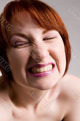 Emotive smiling face