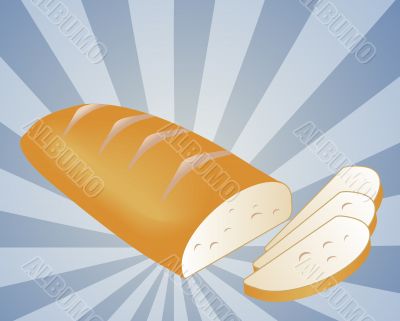 Sliced bread illustration
