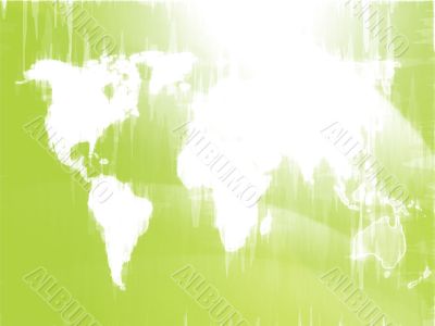 Map of the world illustration
