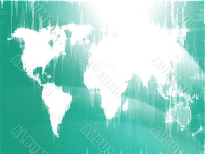 Map of the world illustration
