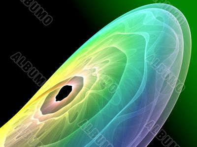 Wavy glowing colors