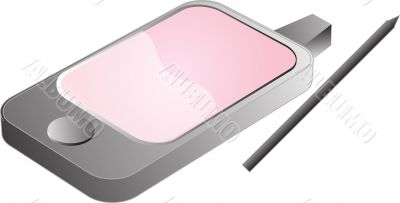 PDA phone illustration