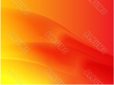 Wavy glowing colors