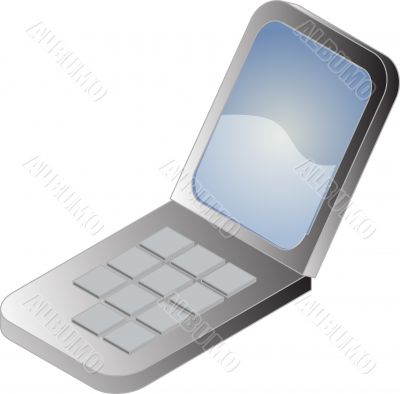Mobile phone illustration