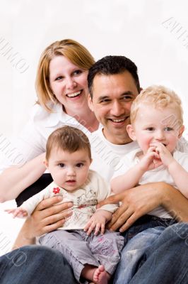 Happy family portrait