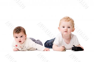 Children on the ground