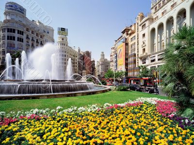 Plaza Del Ayuntamiento Valencia Spain