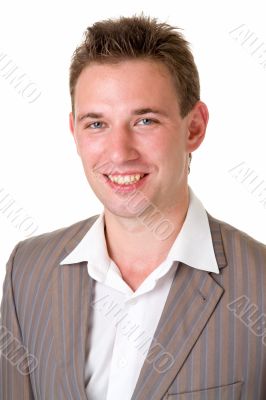beautiful smiling man