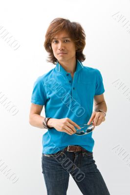 Asian guy with sunglasses