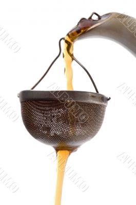 tea strainer closeup