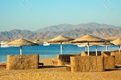 African beach.