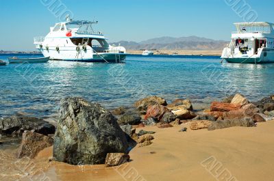 Bay in the Red sea.