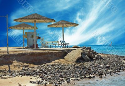 Bay in Red sea.