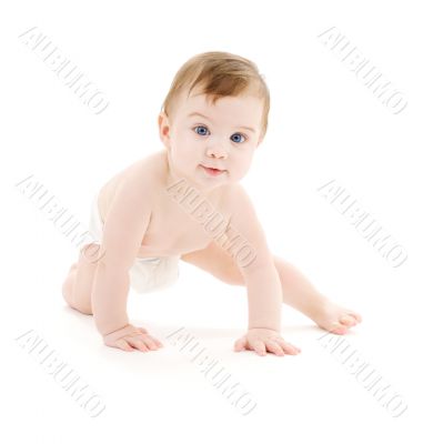crawling baby boy