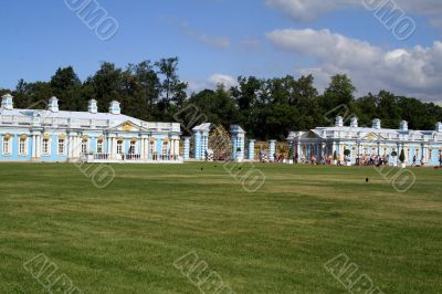 Yekaterinksy Palace at Tsarskoe Syolo (Pushkin) in Russia.
