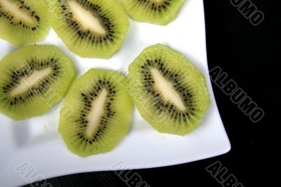 kiwi on plate