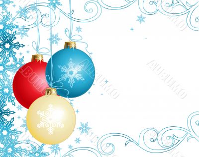 Christmas ornaments / vector