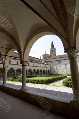 San Benedetto Po - Cloister of the abbey