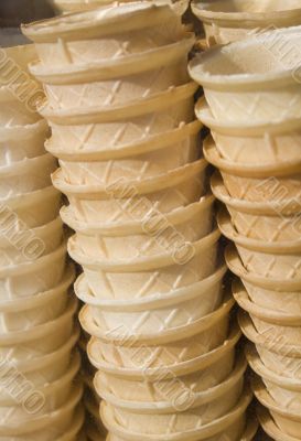 Ice cream wafer cups