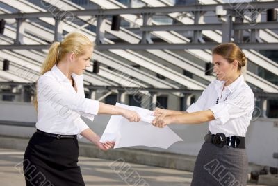 business fight