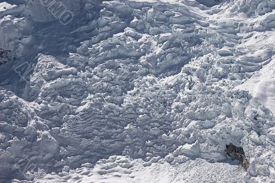 Icefall panorama