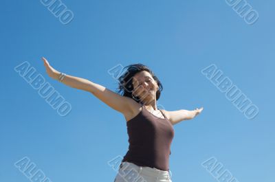 Photo of woman relaxing