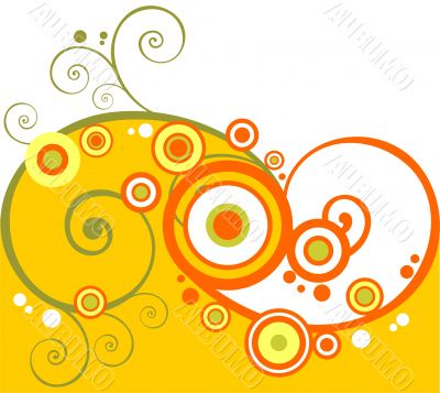 abstract circles background