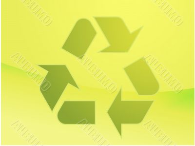 Recycling eco symbol